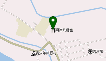 興津八幡宮の地図画像