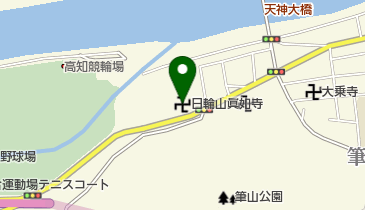 眞如寺の地図画像