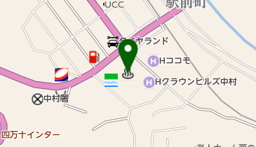 四万十温泉の地図画像