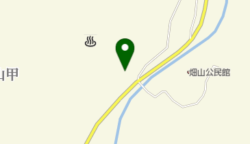 畑山温泉の地図画像