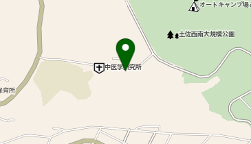 四万十いやしの湯の地図画像