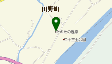 たのたの温泉の地図画像