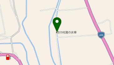 四カ村溝の水車の地図画像