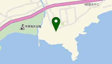 浮津海水浴場の地図画像