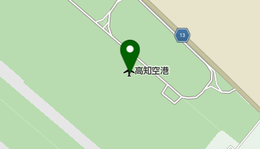 高知空港の地図画像