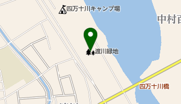 渡川緑地の地図画像