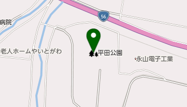 平田公園の地図画像