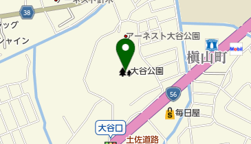 大谷公園の地図画像
