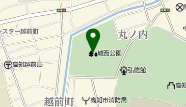城西公園の地図画像