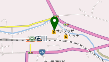 小僧寿し佐川店の地図画像