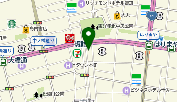 ライザップ高知店の地図画像