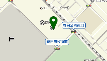 春日市役所の地図画像