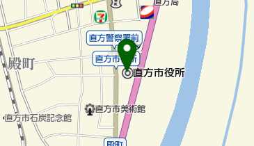 直方市役所の地図画像