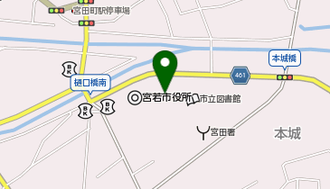 宮若市役所の地図画像