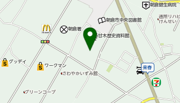 朝倉市役所の地図画像