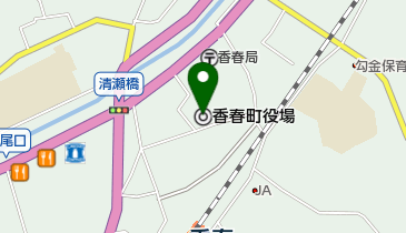 香春町役場の地図画像