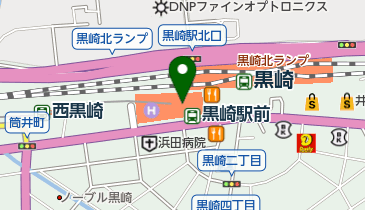 北九州市八幡西区役所の地図画像