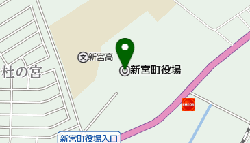 新宮町役場の地図画像