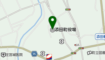 添田町役場の地図画像