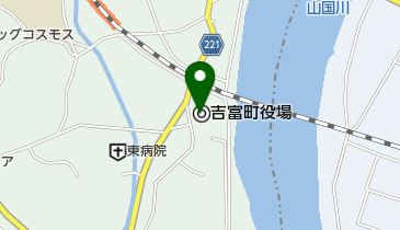 吉富町役場の地図画像