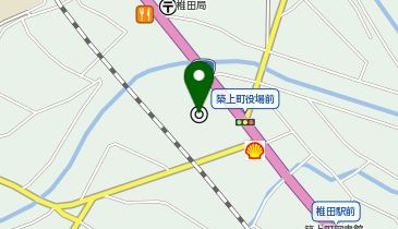 築上町役場の地図画像