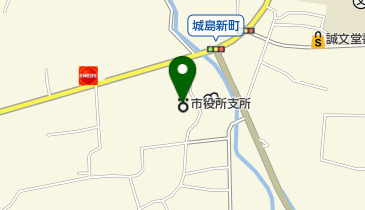 久留米市城島総合支所の地図画像