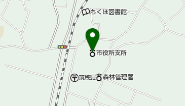 飯塚市筑穂支所の地図画像