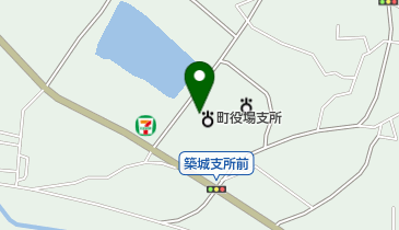 築上町築城支所の地図画像