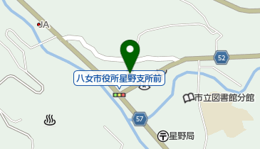八女市役所星野支所の地図画像