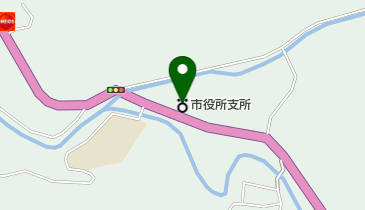 八女市役所矢部支所の地図画像