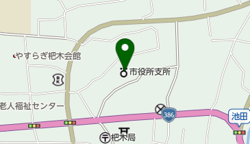 朝倉市役所杷木支所の地図画像