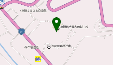 嘉麻市嘉穂総合支所の地図画像