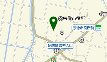 宗像警察署の地図画像