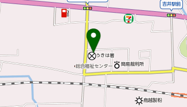 うきは警察署の地図画像