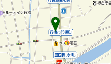 行橋税務署の地図画像