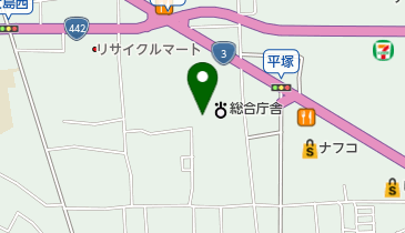 南筑後保健福祉環境事務所八女分庁舎の地図画像