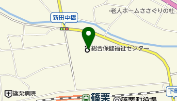 篠栗町総合保健福祉センターの地図画像