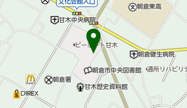 朝倉市保健福祉センターの地図画像