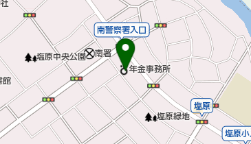南福岡年金事務所の地図画像
