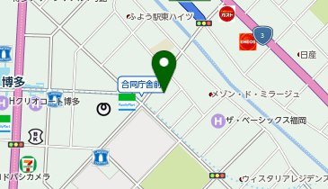 在福岡ミクロネシア連邦名誉総領事館の地図画像