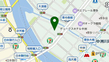 在福岡インド総領事館の地図画像