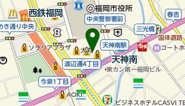 マザーズハローワーク天神の地図画像