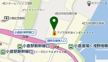 マザーズハローワーク北九州の地図画像