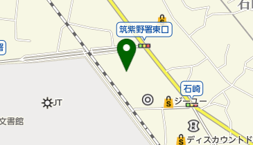 筑紫野市ふるさとハローワークの地図画像