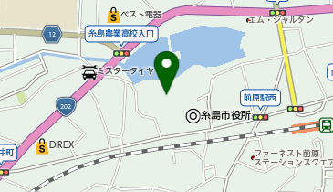糸島市ふるさとハローワークの地図画像