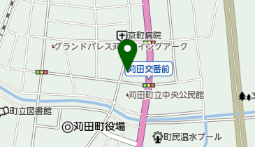 苅田町消防署の地図画像