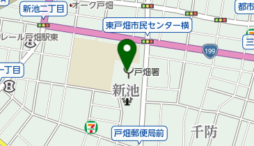 戸畑消防署の地図画像