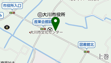 久留米広域消防本部大川消防署の地図画像