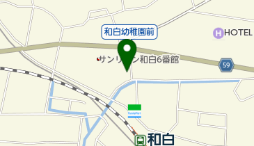 東消防署和白出張所の地図画像