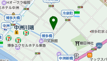 博多消防署冷泉出張所の地図画像